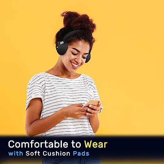 ZEBRONICS Zeb-Duke Bluetooth Wireless Over Ear Headphone with Mic (Black) ZEBRONICS Zeb-Duke Bluetooth Wireless Over Ear Headphone with Mic (Black)